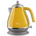 DeLonghi Icona Capitals Kettle New York Yellow – 1.7L Cordless Electric Kettle