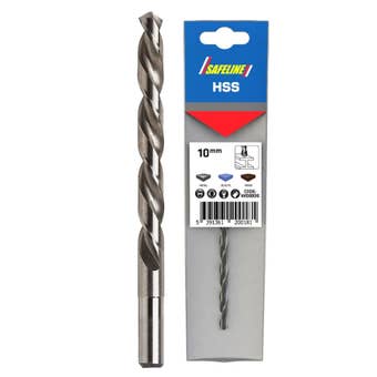Safeline 13.0mm HSS Drill Bit – High-Speed Steel Twist Drill for Metal, Wood and Plastic
