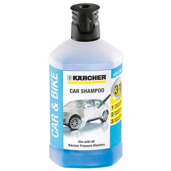 Kärcher 1L Plug and Clean Car Shampoo – 3-in-1 Formula for Deep Vehicle Cleaning and Shine