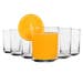 LAV 280ml Clear Whiskey Glasses – Pack of 6 Premium Tumblers