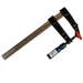 Benson Heavy Duty Clamp 25cm Range with 8cm Jaw Depth – Malleable Cast Iron and Plastic Handle