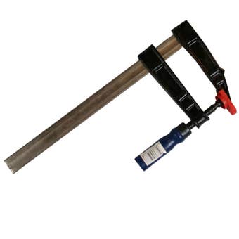 Benson Heavy Duty Clamp 25cm Range with 8cm Jaw Depth – Malleable Cast Iron and Plastic Handle