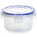 Round Zip Lock Storage Box 550ml I Airtight Food-Safe Container for Everyday Fresh Storage