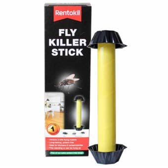 Rentokil Fly Killer Stick – Poison Free Fly Trap for Kitchens, Conservatories and Homes, Safe and Long Lasting