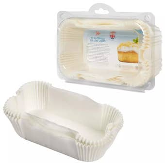 Tala Set of 40 Siliconised Loaf Liners 2lb – Non-Stick Greaseproof Baking Liners for Loaf Tins