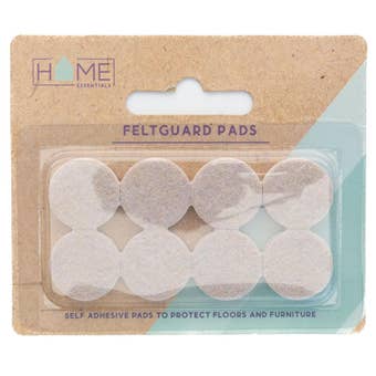 Feltguard Self-Adhesive Protection Pads 25mm – Pack of 8 for Scratch-Free Surfaces