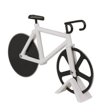 Bicycle Pizza Cutter – Novelty Double-Wheel Pizza Slicer with ABS and Metal Design