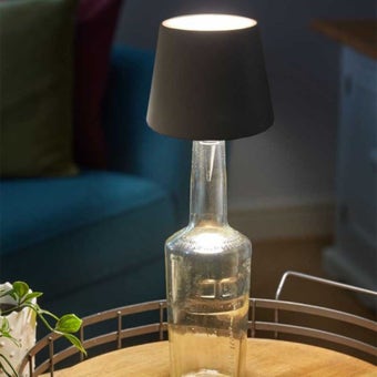Turin Bottle It I Lampshade that transforms any bottle into a stylish lamp - Onyx