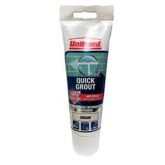 Unibond Anti-Mould Quick Grout - Cream 300g