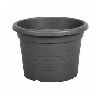 Verona Cilindro Flowerpot - Anthracite 16cm