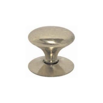 19mm (3/4") Polished Brass Victorian Cupboard Knob