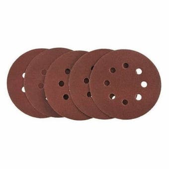 Velcro 125mm P180 Abrasive Discs - Set Of 5