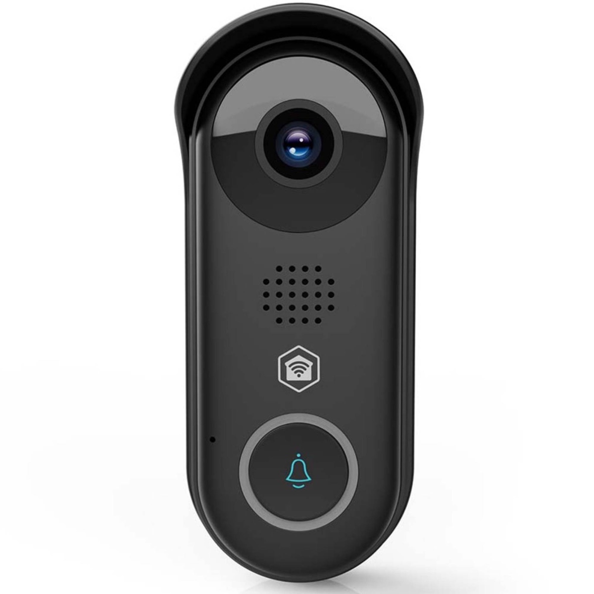 Nedis SmartLife Video Doorbell Full HD 1080p WiFi with Night Vision No Subscription Black