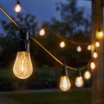 Vintage Festoon LED String Lights Warm White | Low Voltage Indoor & Outdoor Lighting Set of 10