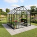 The Vitavia Phoenix Low Threshold Greenhouse-8ft x 8ft-Black-Polycarbonate (Opaque)