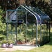 The Vitavia Orion 6ft x 6ft Green Finish - Toughened Glass