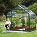 The Vitavia Saturn 8ft x 6ft Green Finish - Standard Horticultural Glass
