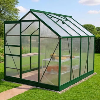 The Venus 6 x 8 (1.93 x 2.57m) Green - Polycarbonate