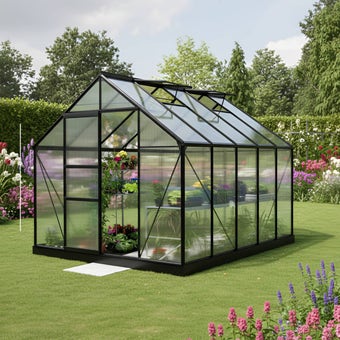 The Vitavia Neptune 8ft x 10ft-Black With Polycarbonate (Opaque)