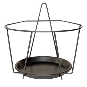 Wall Pot Hanger L – Large Iron Planter Holder for Walls and Fences