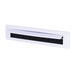 Warmseal Letterbox Draught Excluder With Flap, White, 43mm x 275mm Opening