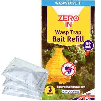 Wasp Trap Bait Refill Sachets Non-Toxic Refills for Zero In Honeypot Wasp Traps I 3 Pack