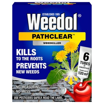 Weedol Pathclear Weedkiller - 6 Liquid Concentrate Tubes