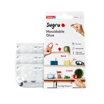 Tesa Sugru Mouldable Glue - White 3 x 3.5g