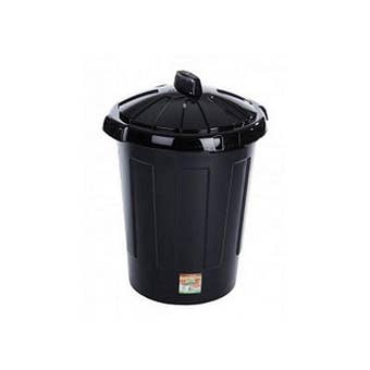 Wham Eden 80L Black Dustbin