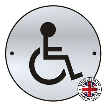Disabled Graphic Door Disc - 75mm