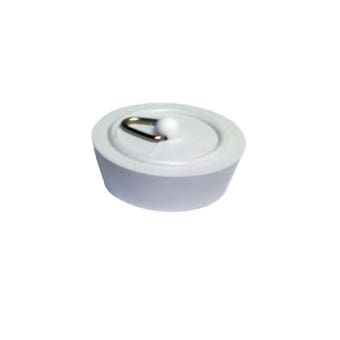 Rubber Bath/ Sink Plug - 1½" White
