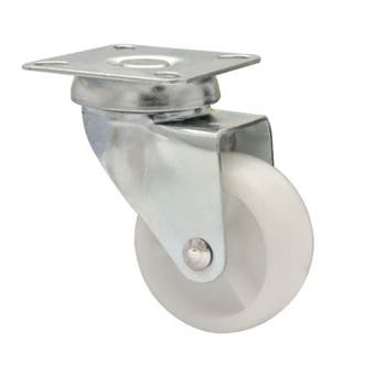 Castor Swivel White 50mm - 50kg