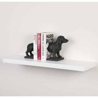 120cm x 23.5cm Floating Ebony Shelf