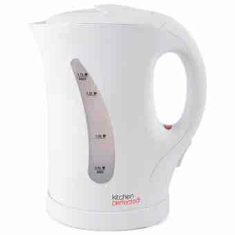 1.7ltr 2KW Lloytron Cordless Kettle - White