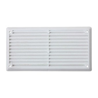 Map White Plastic Vent Louvre 6" x 3"