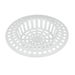 White Plastic Bath Strainer