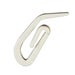White Plastic Curtain Hooks - Pack of 50