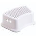 White Plastic Step Stool 15x25x35cm – Compact and Durable Utility Step for Home, Kitchen, Bathroom or Office Use