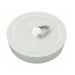 White PVC Sink Plug 1.12 - Pack of 2