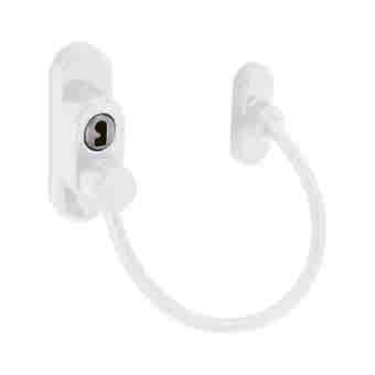 Securit Cable Window Restrictor - White