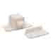 27mm White Nylon Rocker Catch (Pack of 2)