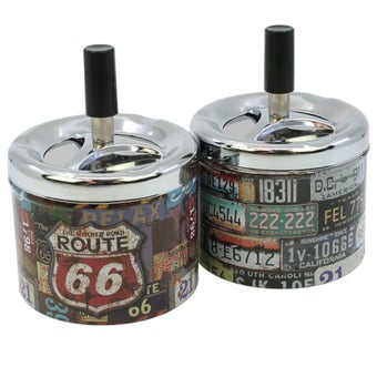 Windproof Ashtray with 1980's Design