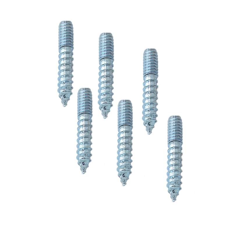 Premier 1" x 3/16" Wood To Metal Dowel Screws - Pack Of 6