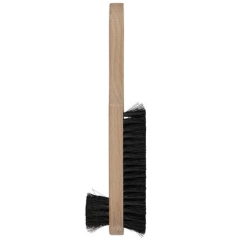 Wooden Boot Cleaning Brush with Dual Bristles and Handle