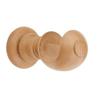 Wooden Pole Bracket for Ø20mm Poles - Pine