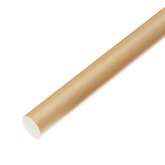 Wooden Round Pole for Curtains, Cabinets, Shelves, and Walls 1.6m - Pine