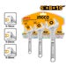 Ingco Adjustable Wrench Set 3 Piece | 150mm, 200mm & 250mm Drop-Forged Carbon Steel