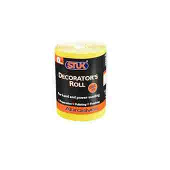 Stuk Decorators Roll 120 Grit Yellow - 5m