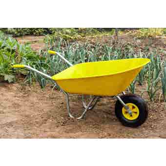 Ambassador Boxed Wheelbarrow 85L Yellow
