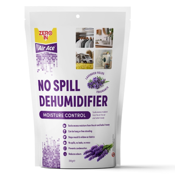 Zero In Air Ace No Spill Dehumidifier 300g – Lavender Fragrance Moisture Absorber